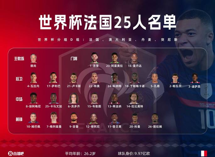 上届世界杯排名前八的球队都有哪些？