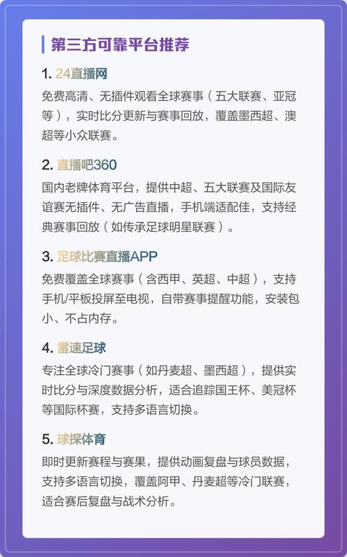 2025世界杯直播网站在哪看?免费高清平台推荐